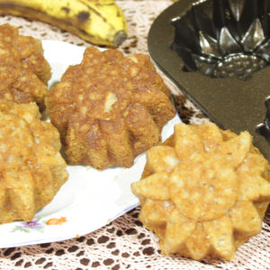 Mini banánové bábovky