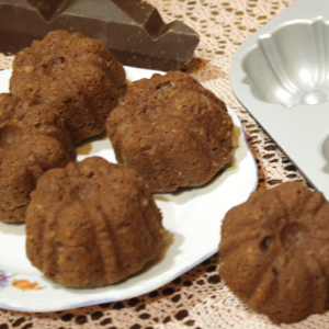 Mini čokoládové bábovky