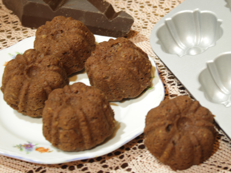 Mini čokoládové bábovky