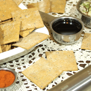 Pohankové krekry paprikové