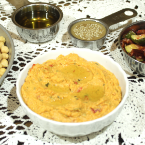 Vege pomázánka s červenou paprikou